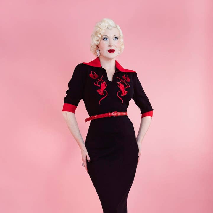 Elle Rebel - Wholesale Dress - Women's - Key to My Heart Knitted Dress0