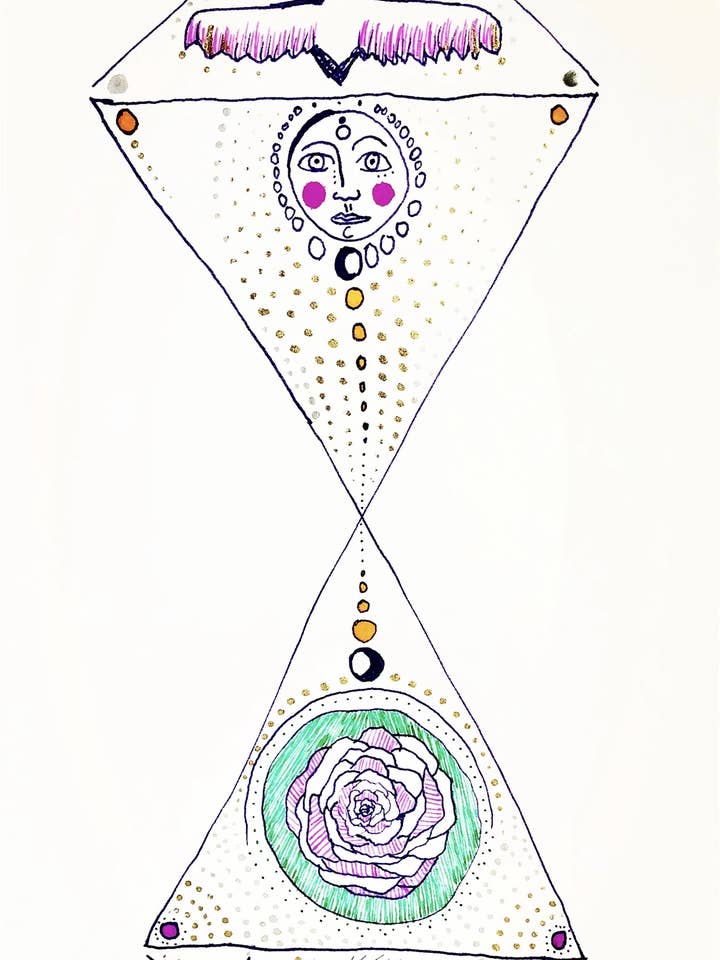 Sketch of the Day Velvet Fine Art Print for wholesale by Shop Love Live Give