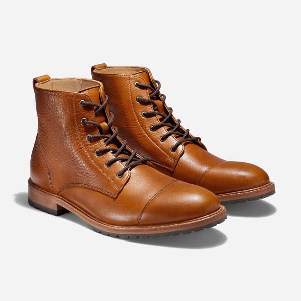 Martin All-Weather Cap Toe British Tan for wholesale by Nisolo