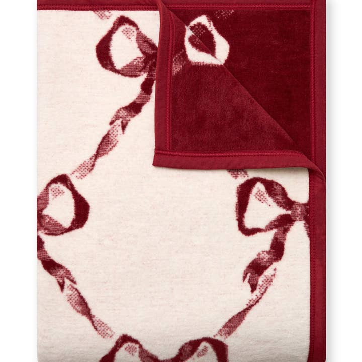 ChappyWrap - Wholesale Throw Blanket - December Bows Blanket