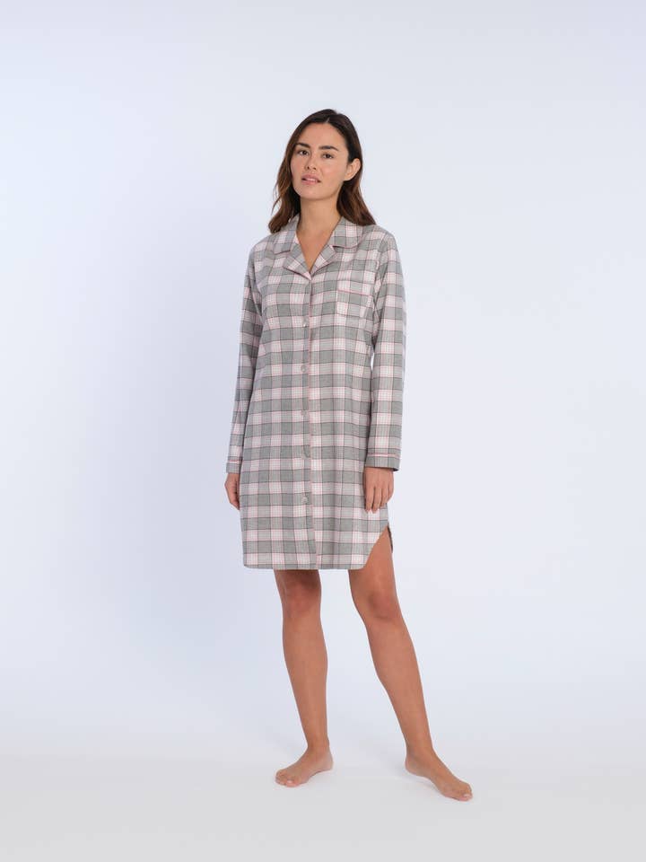 Chemise de nuit à carreaux pour femme pour la vente par Guasch