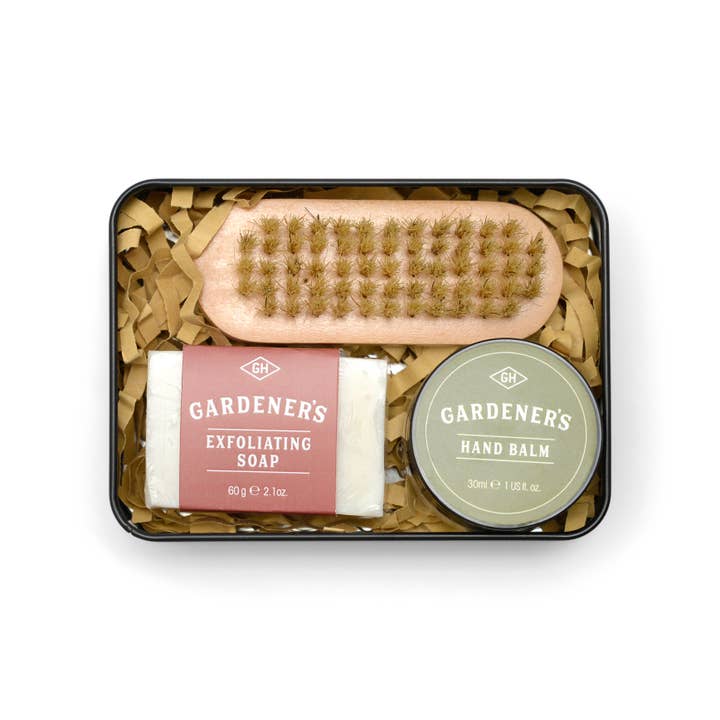 Gentlemen's Hardware - Wholesale Hand Soap/Wash - Gardener's Handcare Kit - Nail Brush, Soap, Balm