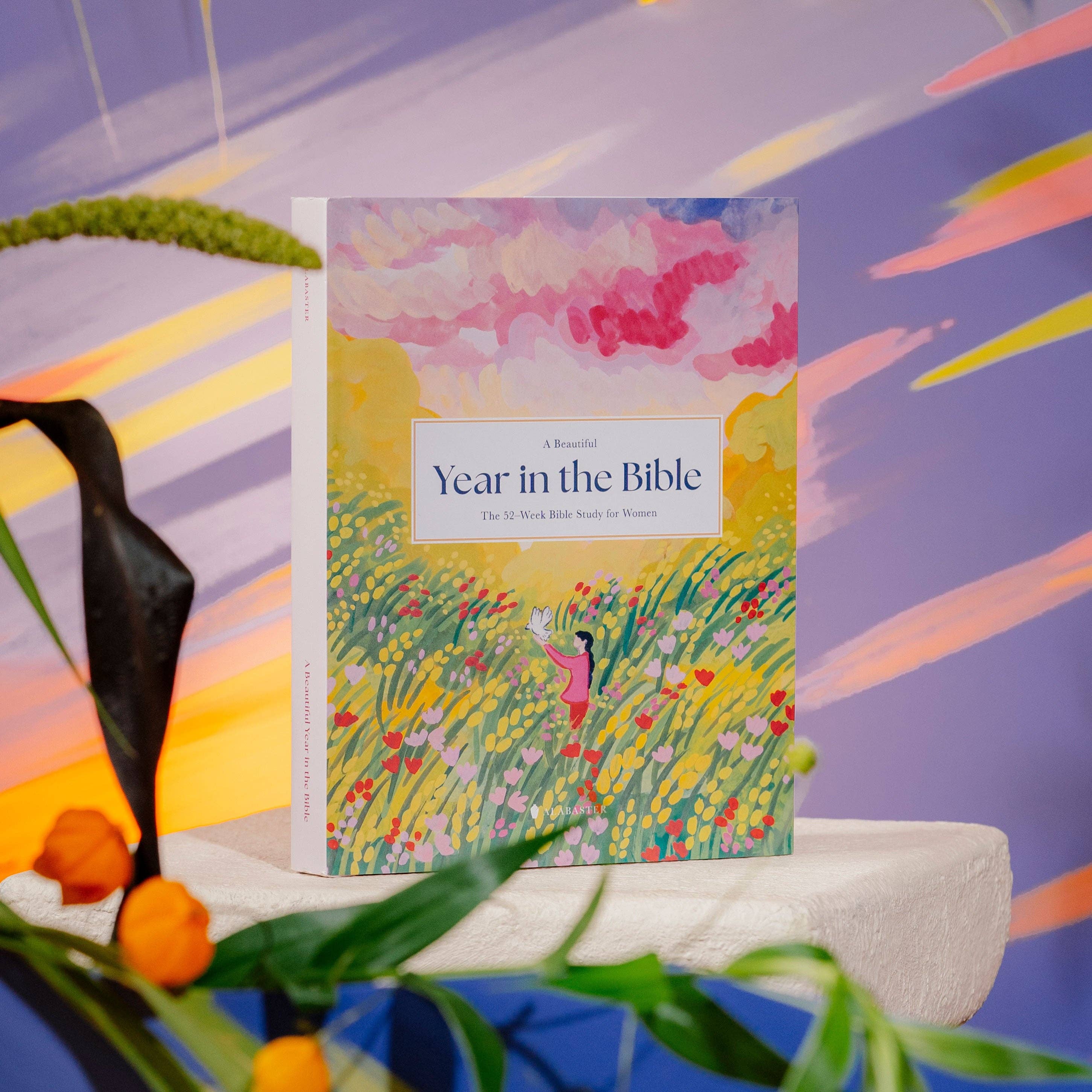 Alabaster Co - Wholesale Religion Book - A Beautiful Year in the Bible: The 52-Week Bible Study for Women