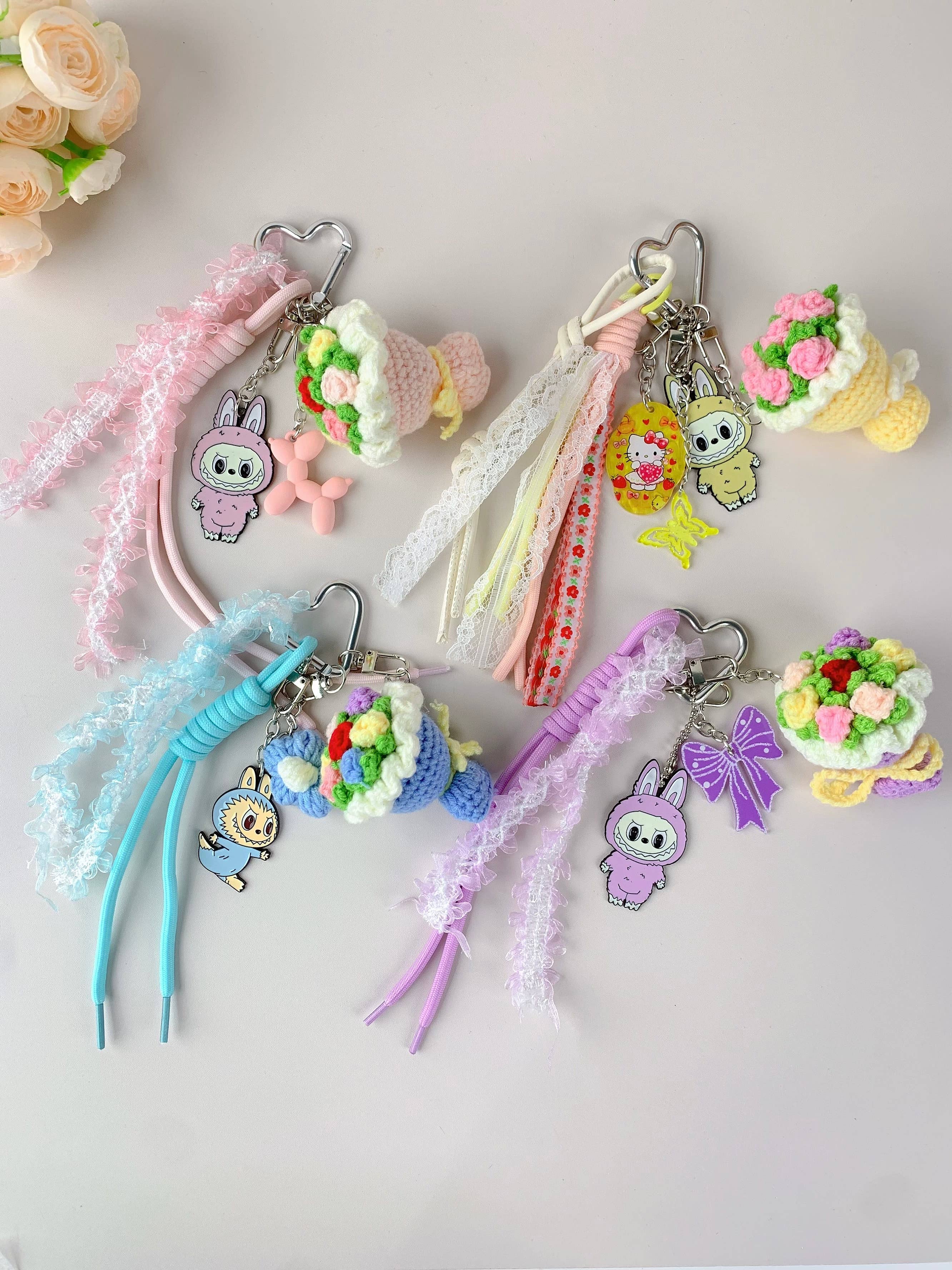 Lilyrosy（Duty free) - Wholesale Keychain - Women's - Hot-Selling Cute Plush Keychain for Girls – Bag Charm10