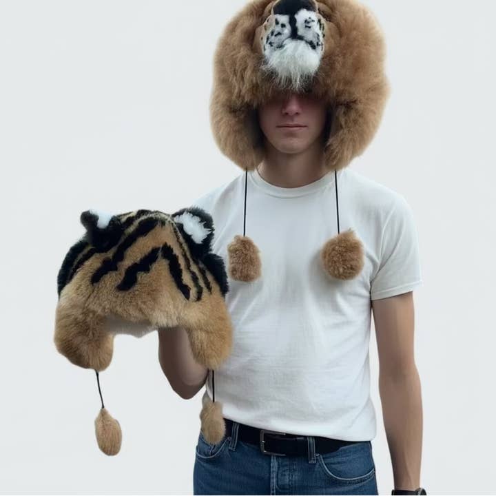 Capuz de Pele de Animal por atacado de Lanart Alpaca