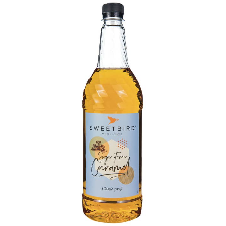 Fontana Coffee & Tea – wholesale Flavoured syrup – Sweetbird Sugar Free Caramel Syrup 1 litre