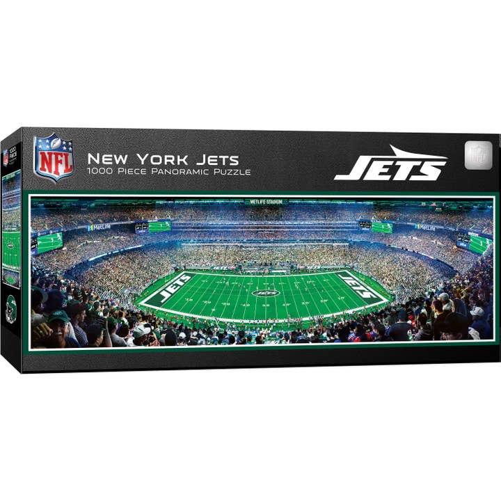 New York Jets - 1000 Piece Panoramic Puzzle for wholesale by Masterpieces Puzzles