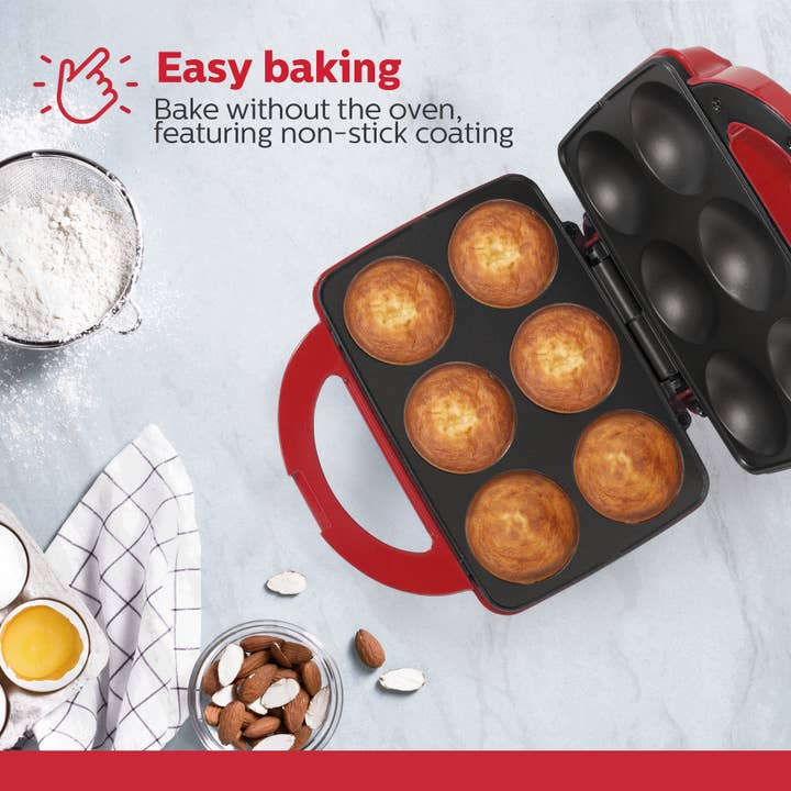 Holstein Housewares - Wholesale Kitchen Appliance - Holstein Housewares Cupcake Maker 6 Full Size Muffins27