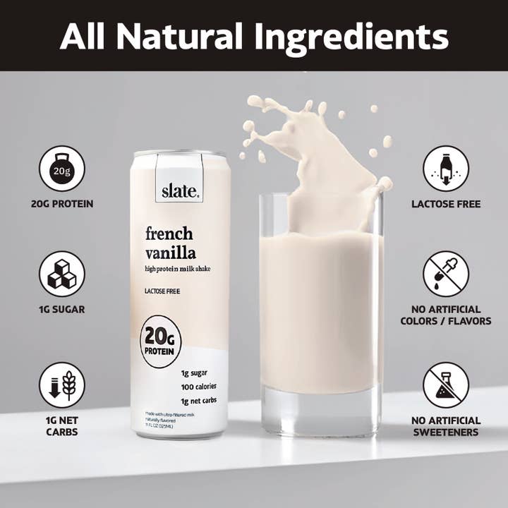 Slate Milk - Wholesale Non-Dairy Milk - French Vanilla Milk Shake