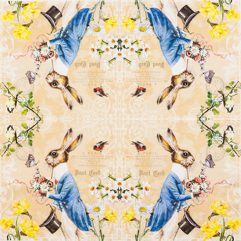 Home Fashion - Carl Dietrich GmbH - Wholesale Disposable Napkin - Mr. Rabbit Lunchnapkins1