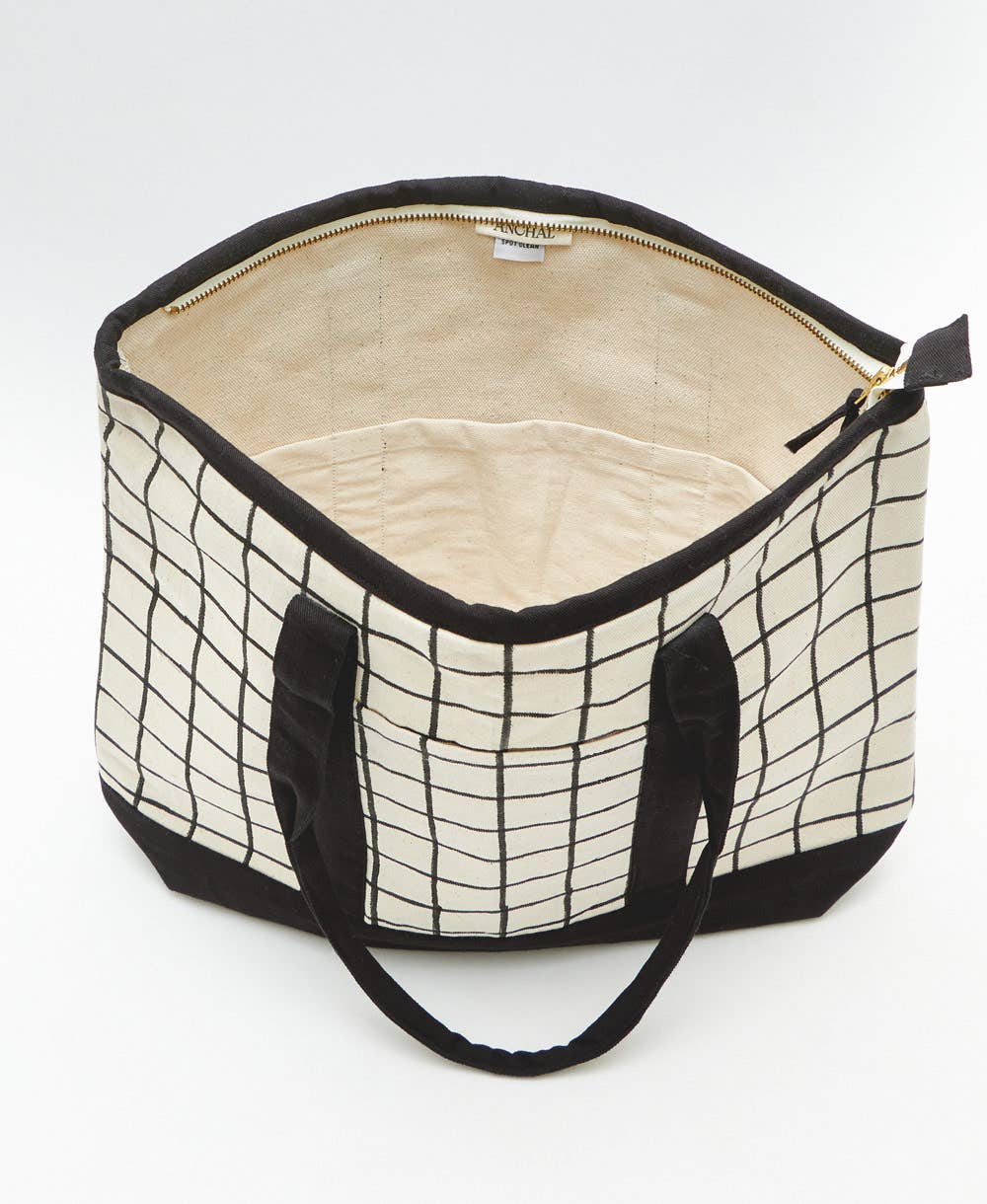 Anchal - Wholesale Tote Bag - Women's - Grid Mini Tote Bag3