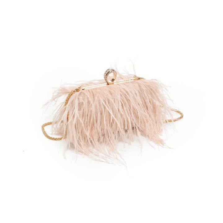 Moda Luxe – Bolsa - Mulher por atacado – Bolsa de Noite Harlow Feather41