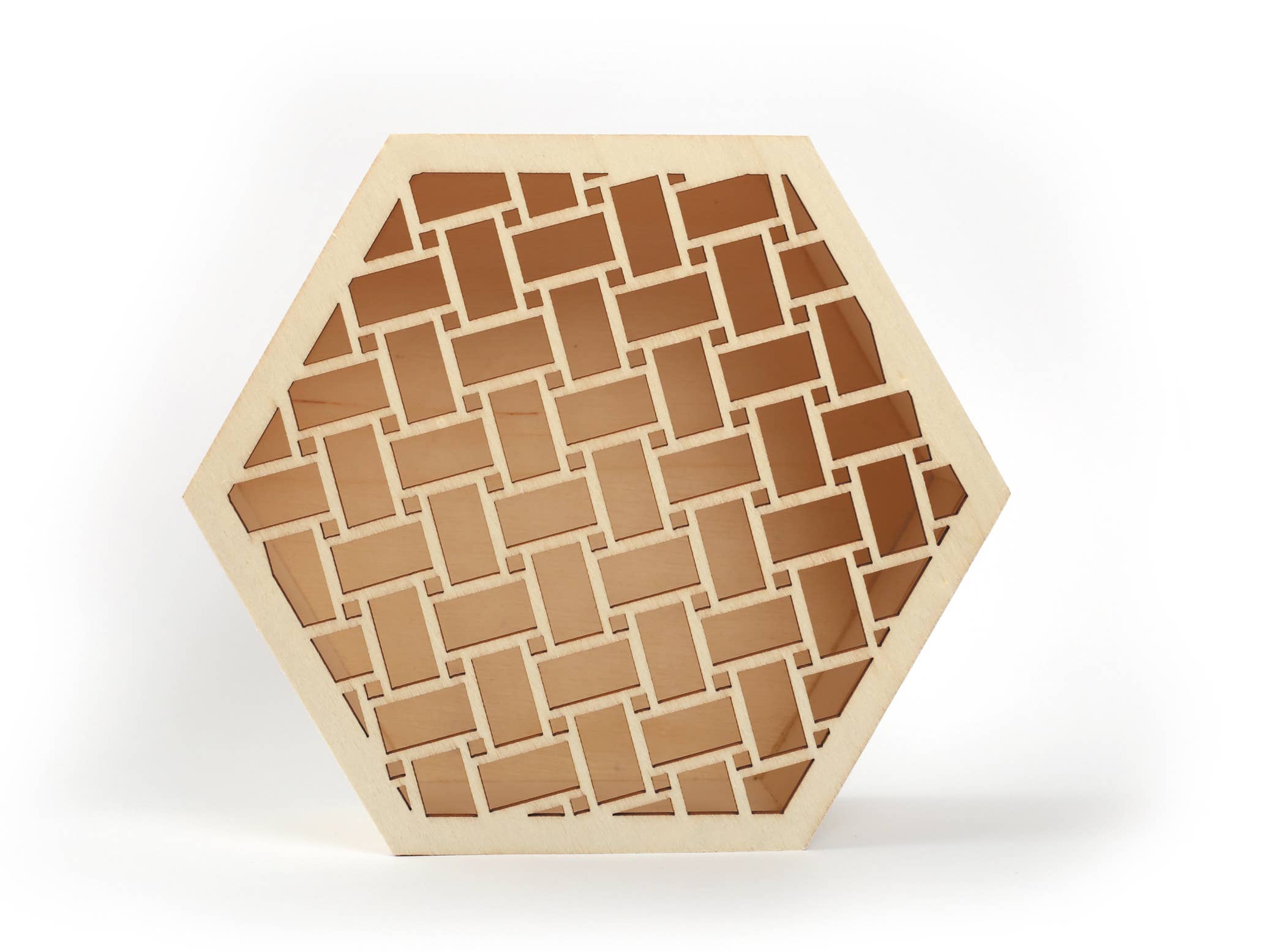 Graine Créative - Wholesale Decorative Box - OCTAGONAL LATTICE WOODEN BOX2