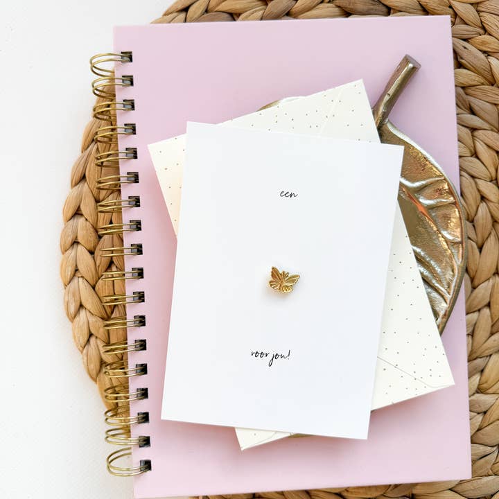 Fag 4 || PIN | En sommerfugl til dig | Sommerfugl for engroshandel hos STATIONERY & GIFT