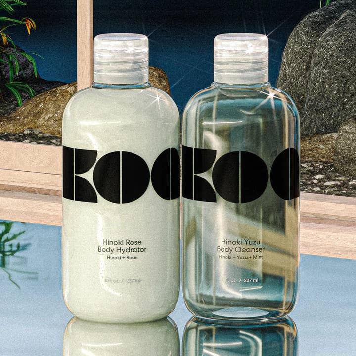 Hinoki Body Duo - Cleanser & Hydrator for wholesale by Koa