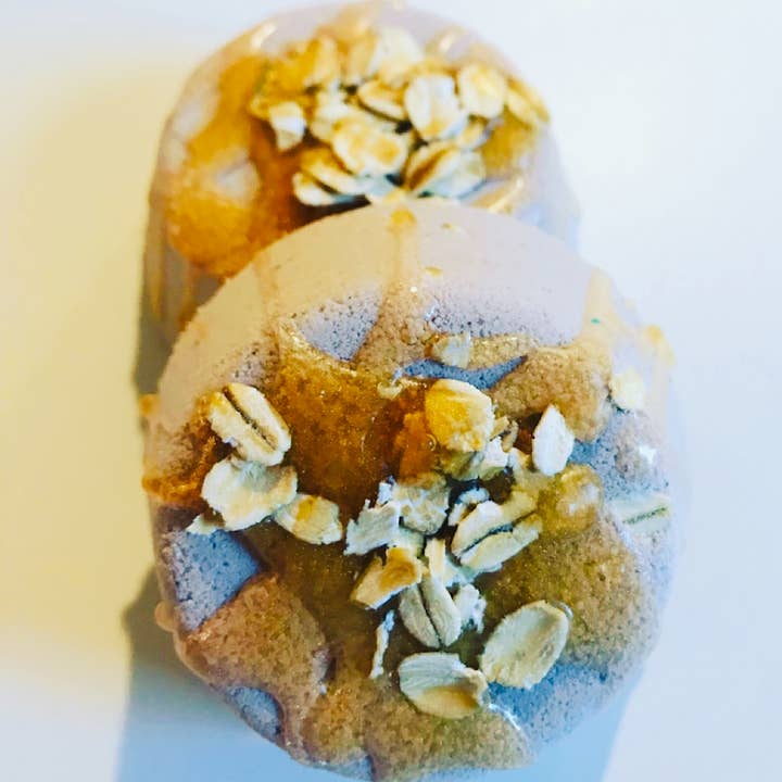 Mælk og Honning Bath Bomb 3 oz for engroshandel hos Q Soap Co.