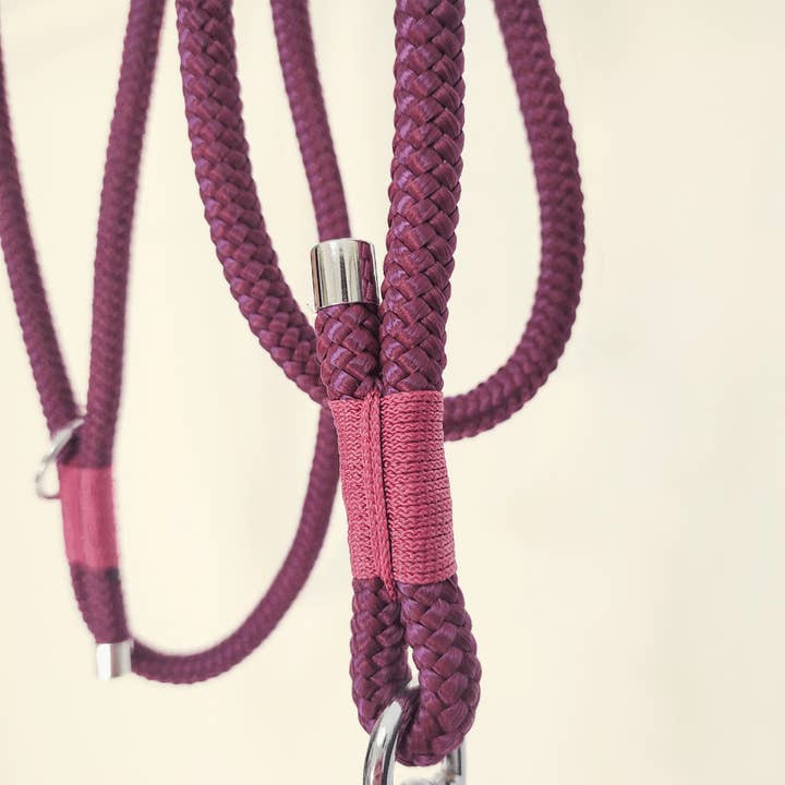 Truffe & Flair - Wholesale Pet Leash - Dog - Dog leash - Paracord - Bordeaux2