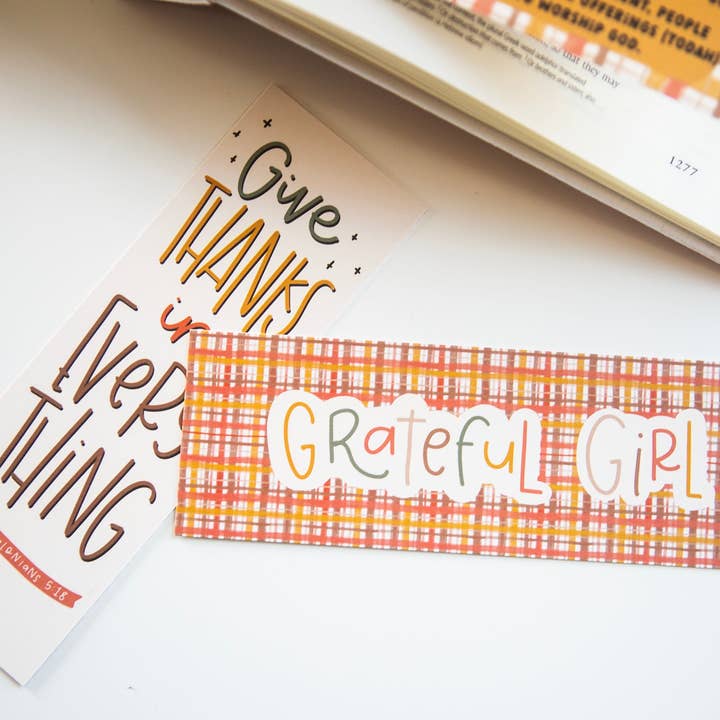 Grateful Girl bookmark for wholesale by Kingfolk Co