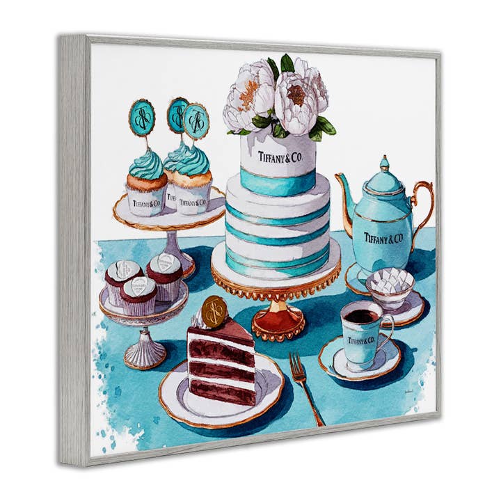Stupell Industries – wholesale Wall sign – Luxurious Glam Dessert Spread - Framed Wall Art14
