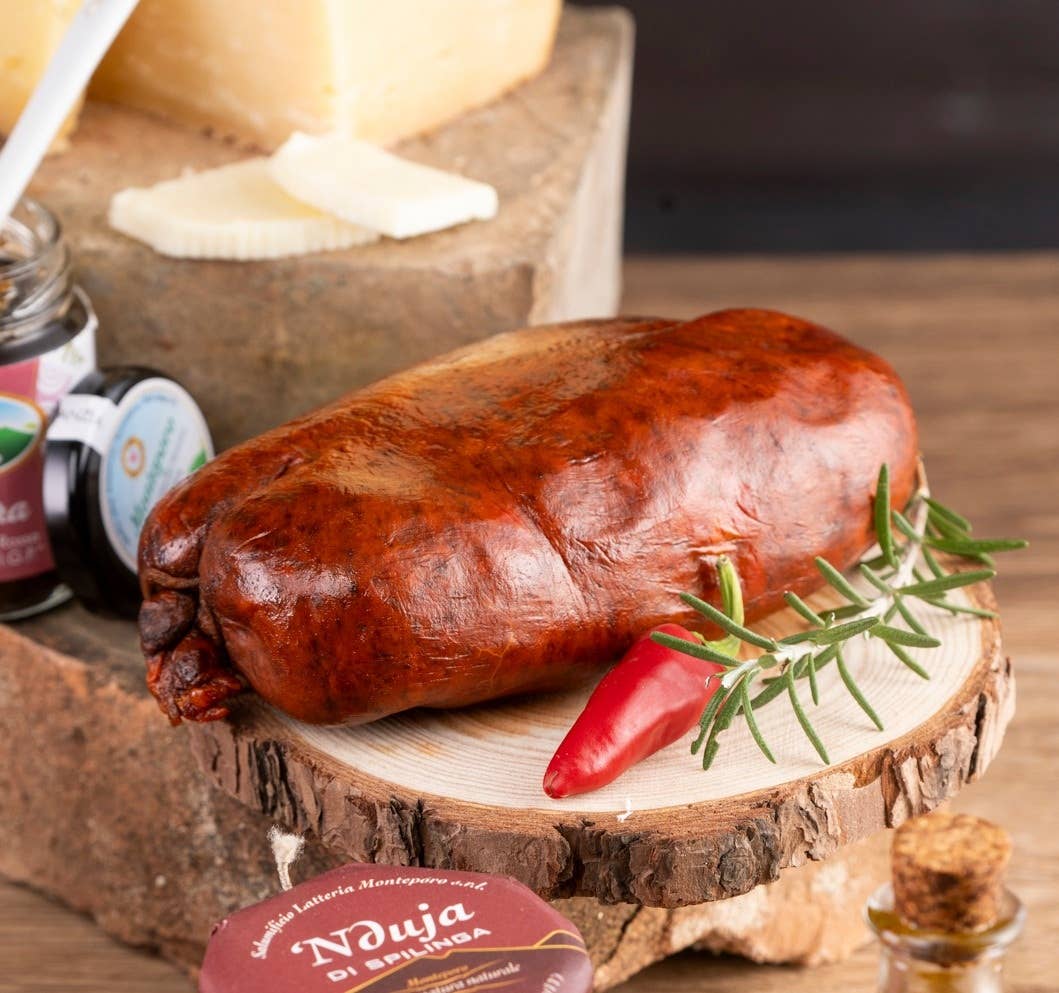 Calabria da Gustare - Wholesale Salami - Nduja di Spilinga Monte Poro casing 500 gr