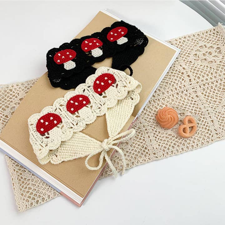 Funkyrel® Atzbranding Limited - Vendita all'ingrosso Fascia per capelli - Donna - Haila - Fascia per capelli a forma di fungo all'uncinetto1