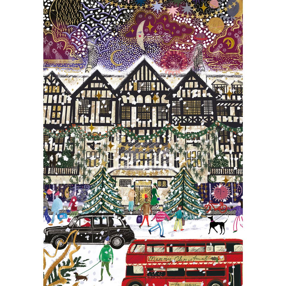 Gibsons Games Ltd – wholesale Puzzle – Adult – Christmas in London 3 x 500 Piece Jigsaw Puzzles5