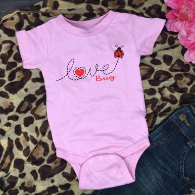 Trendy Transfers - Wholesale Sublimation Transfer - Love Bug INFANT Screen Print Heat Transfer1