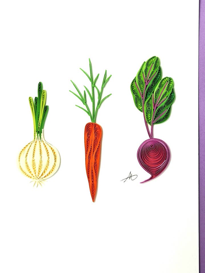 #325 Veggies for wholesale by Iconic Quilling