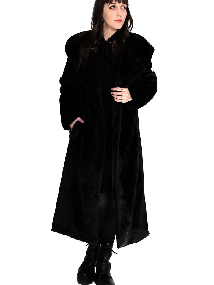 Foxblood - Wholesale Fur/Faux Fur Coat - Women's - Thora Faux Fur Coat4