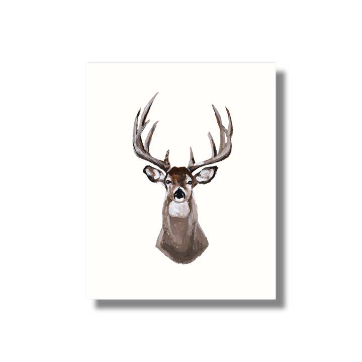 Whitetail Deer Fine Art Print for wholesale by Mads Studio & Co.