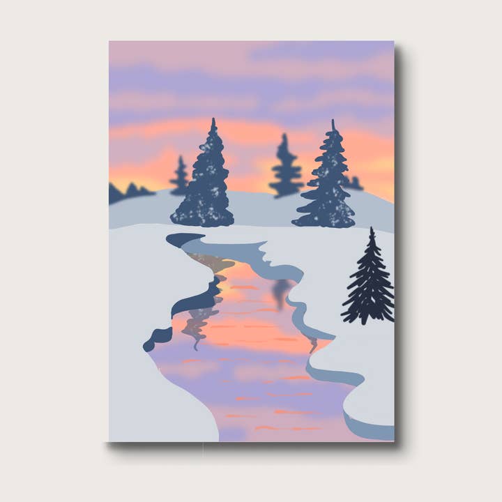 Where Winter Pauses for wholesale by AligN Art Studio