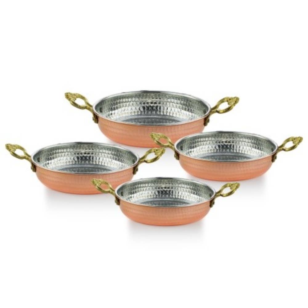 Hakan - Wholesale Pan - Copper Egg Pan, Copper Sahan Pan, 4 Options4