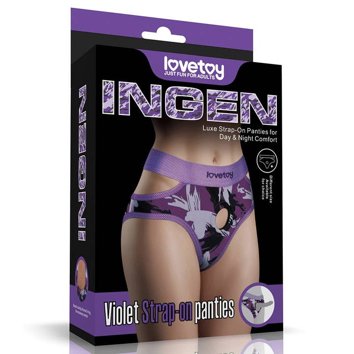 Purple Unisex Strap on Harness for wholesale by LOVETOY