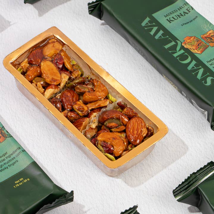 Dar Baklava, LLC - Wholesale Snack Bar - Kunafa Mixed Nuts - Snacklava® | 20 Pack0