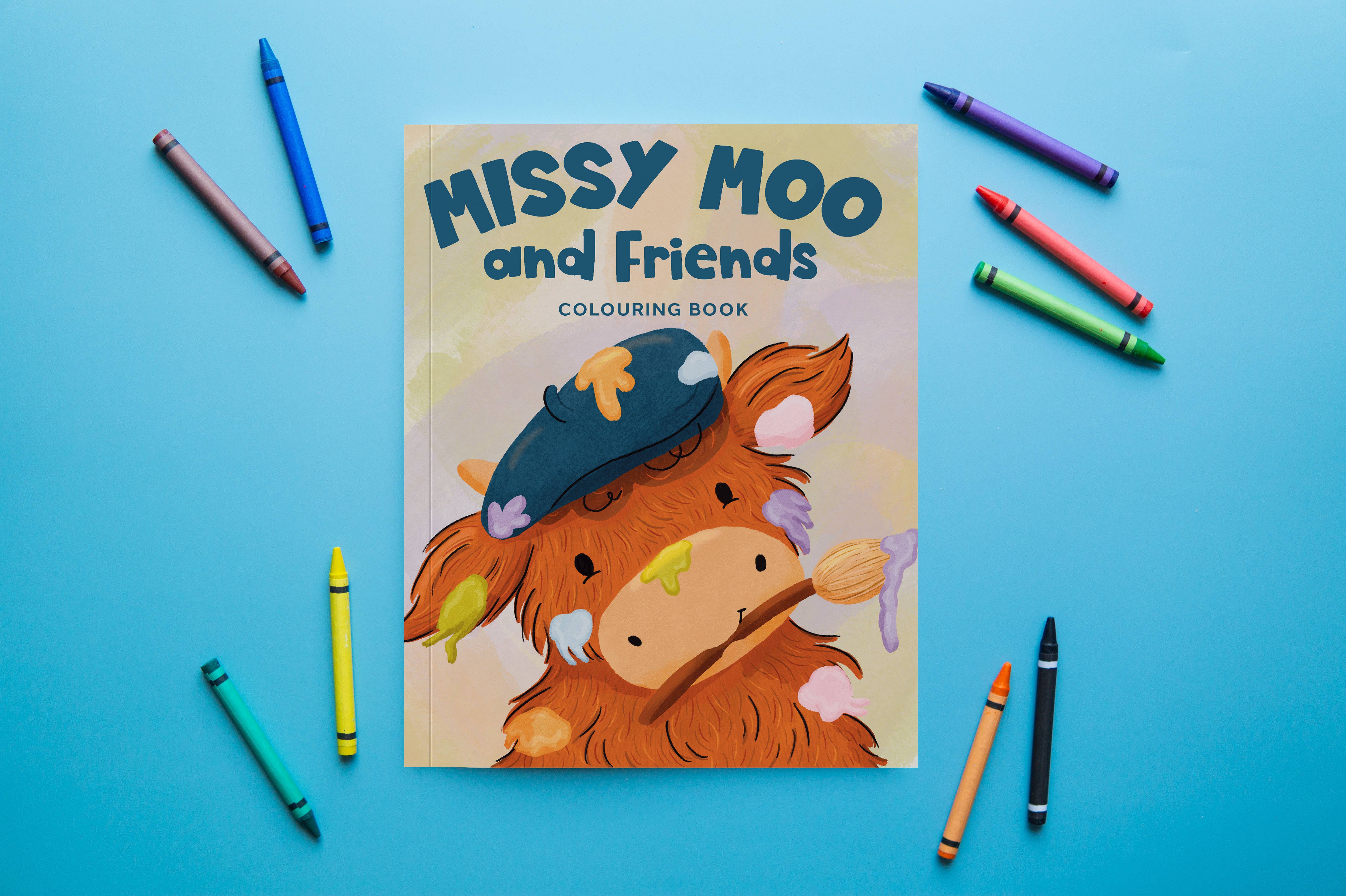 Brown Paper Fox - Wholesale Coloring & Activity Book - Kids & Baby - Missy Moo and Friends | Colouring Book4