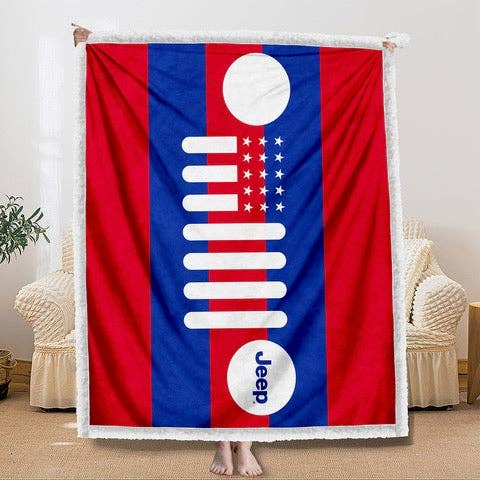 Blanket - Jeep® RWB for wholesale by Detroit Shirt Co.