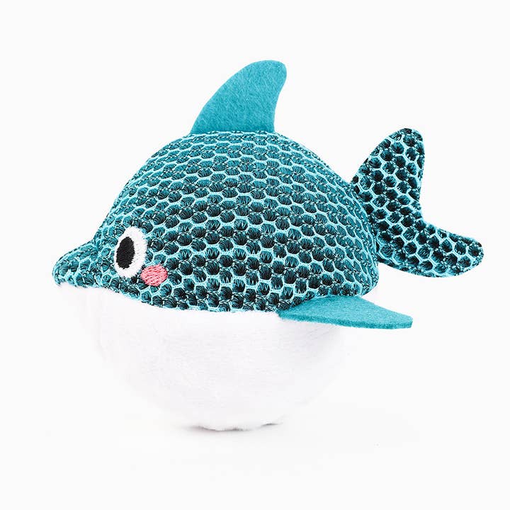 HugSmart Pet - Ocean Pals | Dolphin - Palla giocattolo per cani per la vendita all'ingrosso da parte di Hugsmart Products Inc