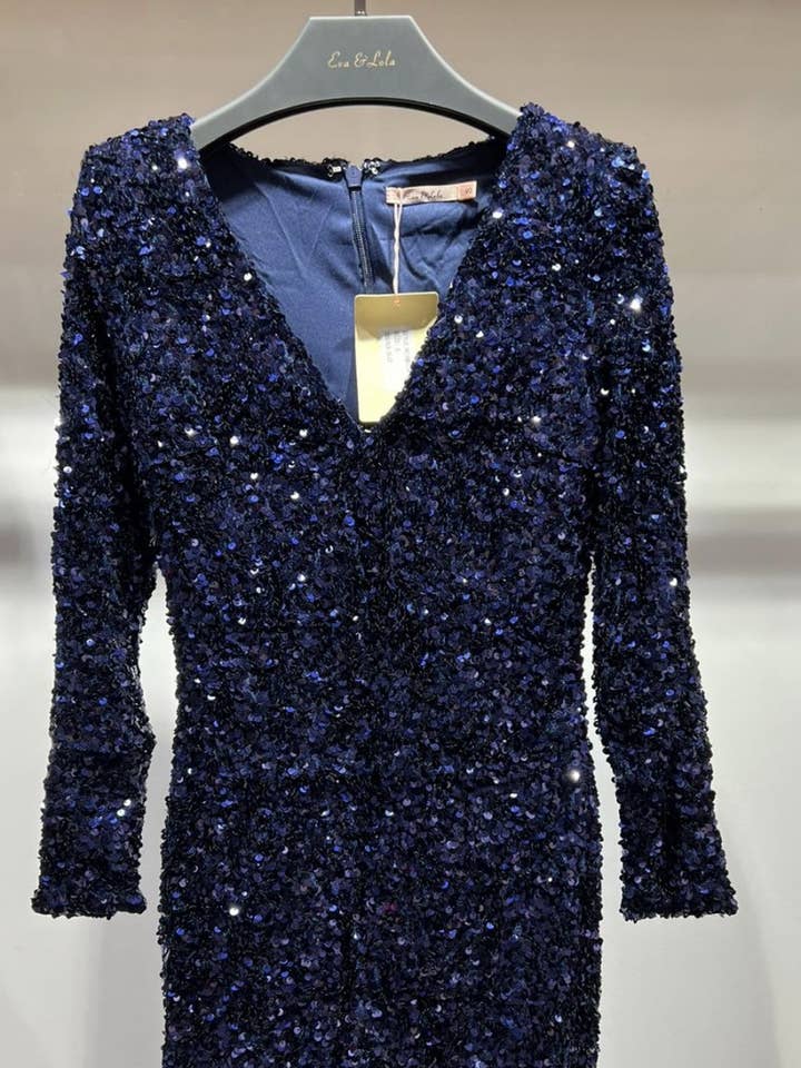 Eva & Lola - Epsilonn - Wholesale Dress - Women's - HM2338 - Rhinestone short dress3