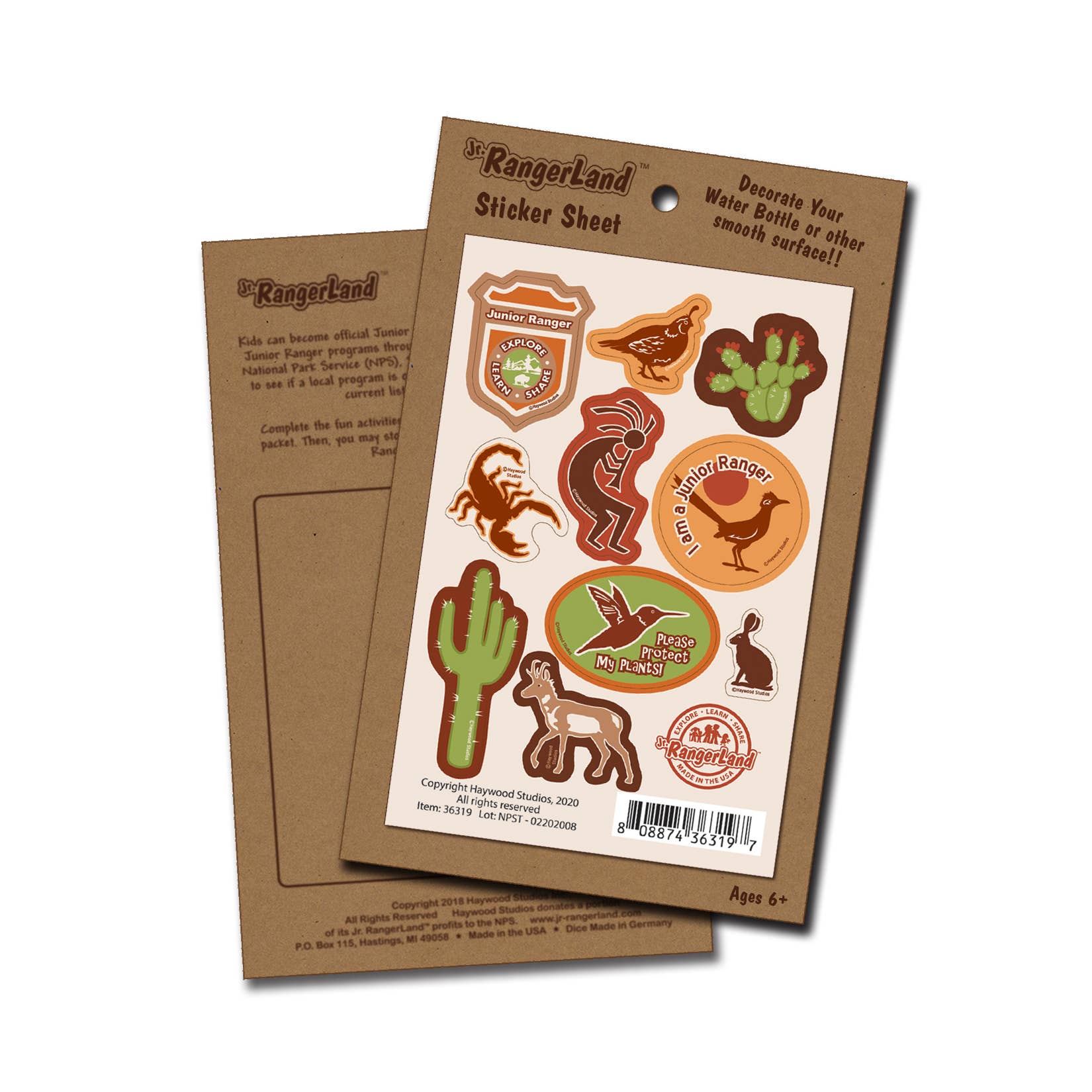 Jr. RangerLand – wholesale Klistermärke - Barn och baby – Jr. Ranger sydvästra klistermärken