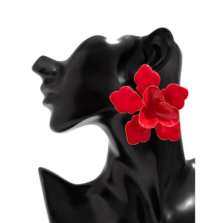 FurDecoration - Vente Boucles d'oreilles pendantes - Boucles d'oreilles pendantes en forme de fleur17