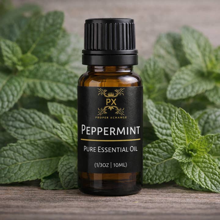 Olio essenziale di menta piperita (Mentha x piperita) per la vendita all'ingrosso da parte di Proper Xchange