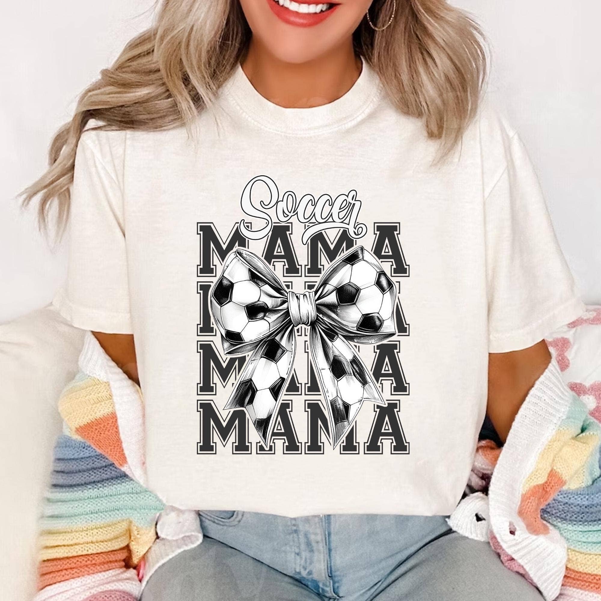 NVC Ecommerce LLC - Wholesale Graphic Sweatshirt - Women's -  Soccer Mama Coquette Bow Shirt, Coquette Bow Sport Sweater1