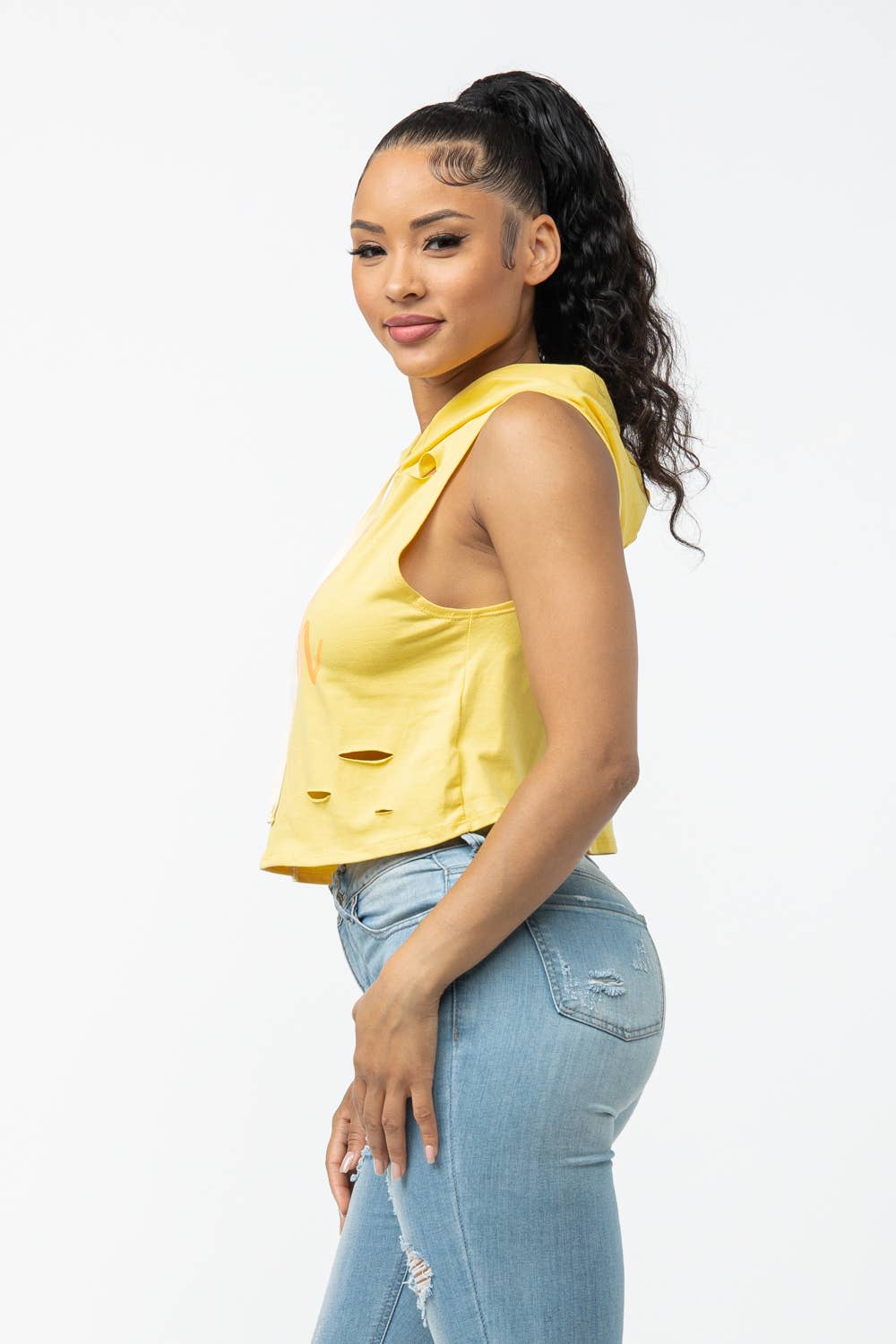 Julia by LoveJ - Wholesale Hoodie - Women's - Front Screen Laser  Drawstring Hoodie Top23