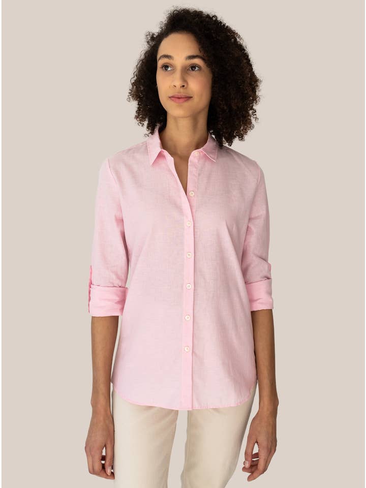Arber Studio - Wholesale Button Down Shirt - Women's - Elm blouse ( Linen/Cotton)
