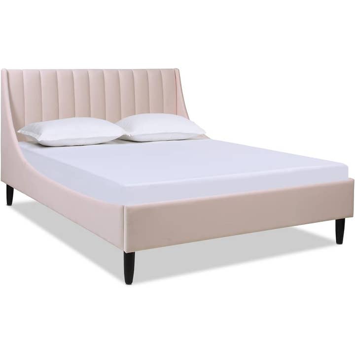 Jennifer Taylor Home - Wholesale Bed - Aspen Vertical Tufted Modern Headboard Platform Bed3