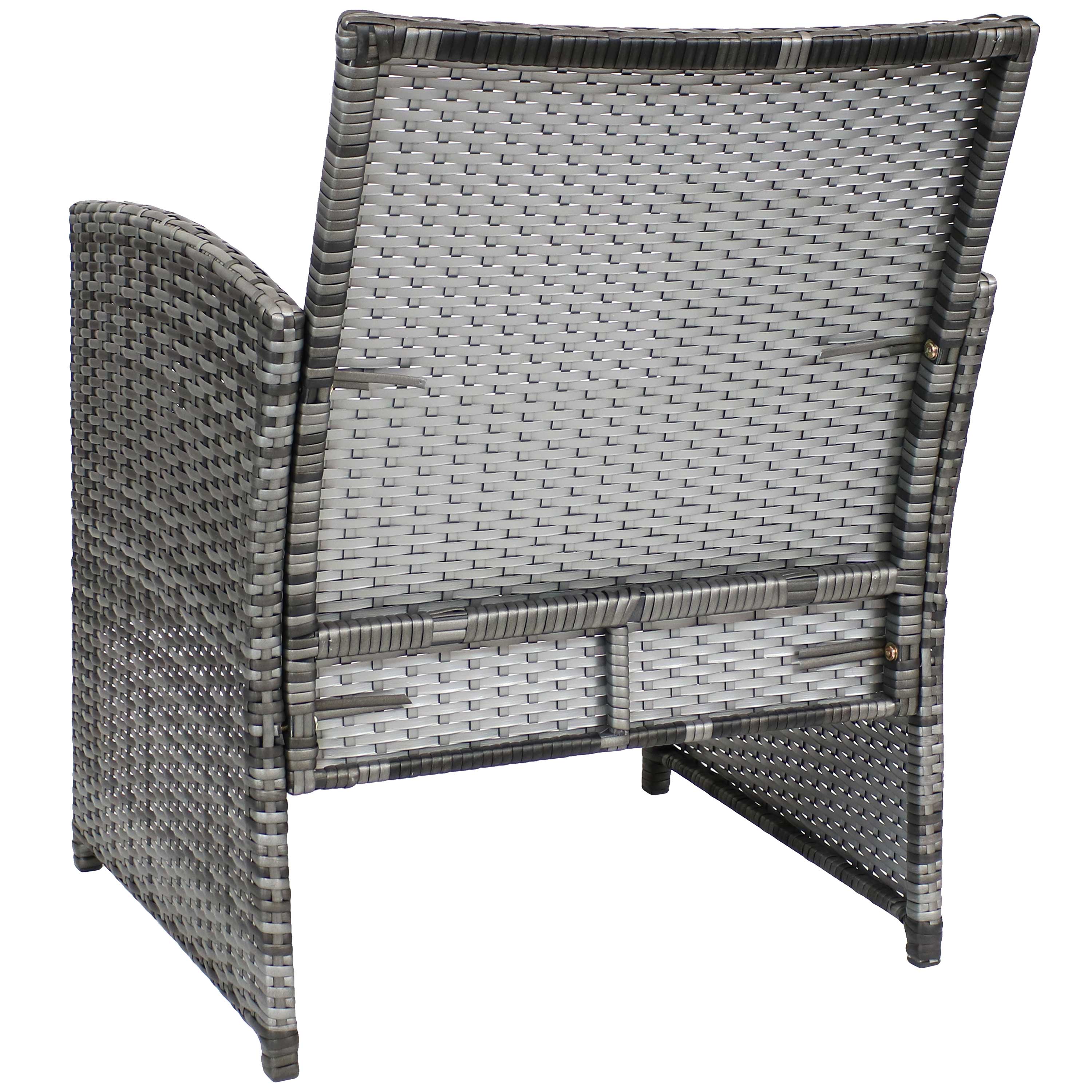 Sunnydaze Decor - Wholesale Patio Set - Ardfield Rattan 4-Piece Patio Furniture Set - Mixed Gray7