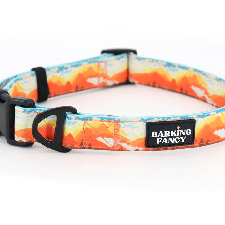 Mountainscape Adjustable Dog Collar for wholesale by Barking Fancy
