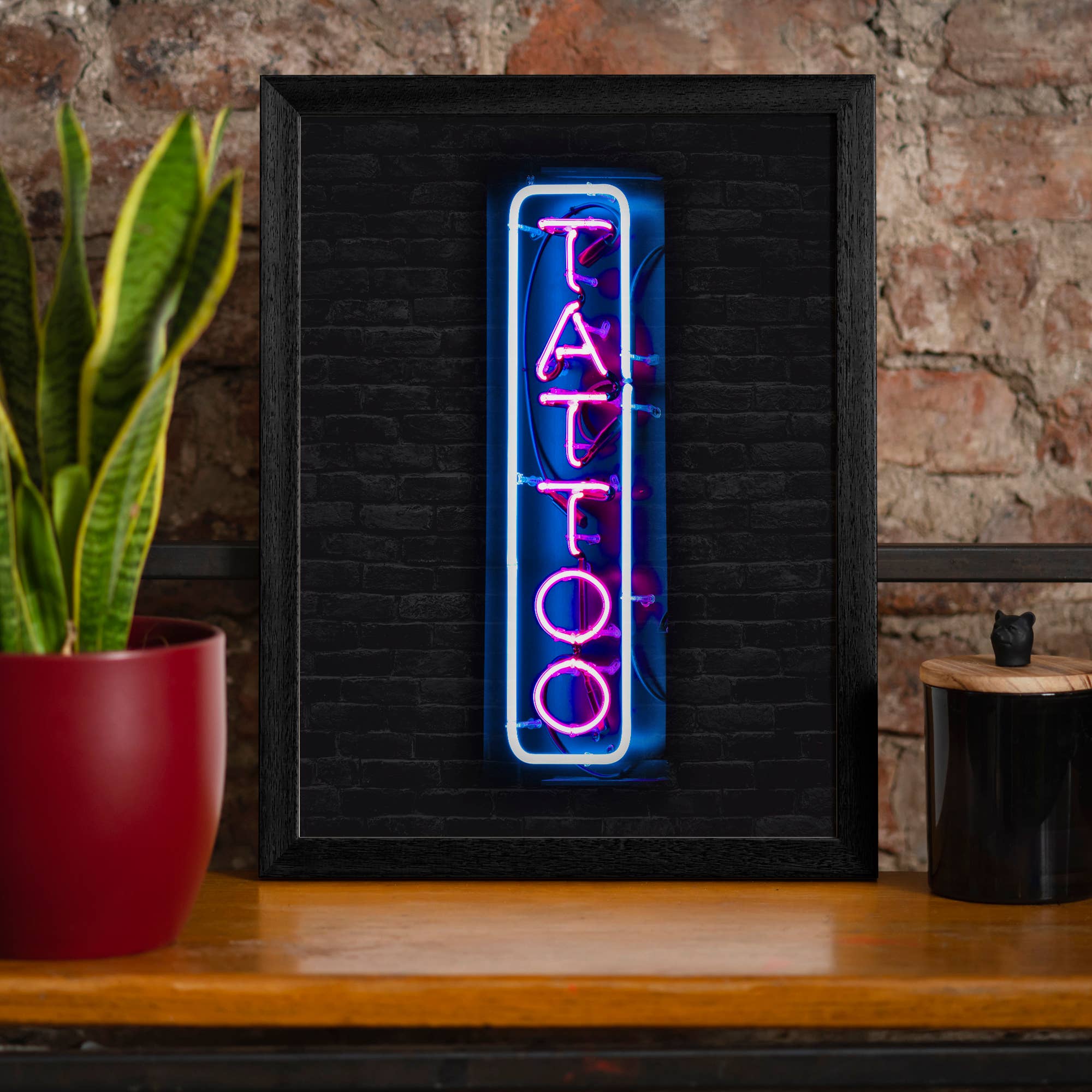 Ink & Drop – wholesale Photograph – Tattoo Neon Sign Photography Print5