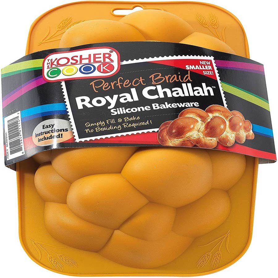 The Kosher Cook KCBW0161 Royal Challah Silicone Pan -Small