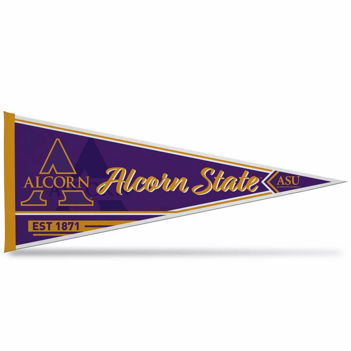 Rico Industries - Wholesale Flag - NCAA Alcorn State Braves Classic Soft Felt 12X30 Pennant